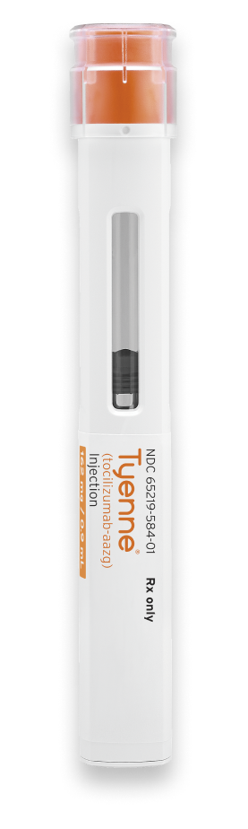 TYENNE subcutaneous autoinjector